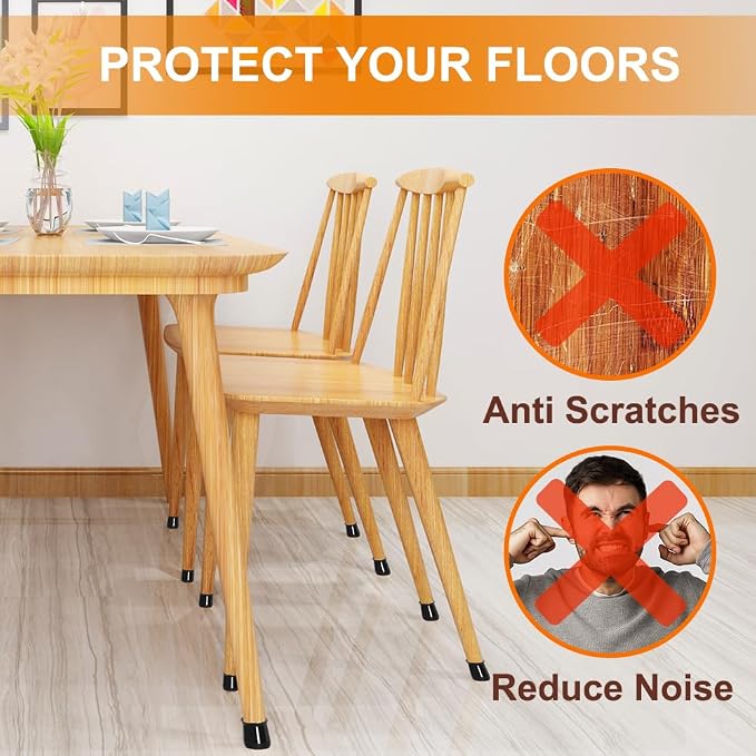 32 Pcs Chair Leg Floor Protectors - Image 4