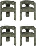 Jofran Gwen Jacquard Upholstered Accent Chair, Modern Luxury Plush Sculptural by Jofran+Inc.