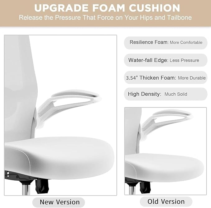 Mimoglad Office Chair, High Back Ergonomic Desk Chair - Image 4