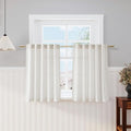 Nanspring Short Linen Kitchen Window Curtains 36 Inch Length, Over Sink Modern by Nanspring