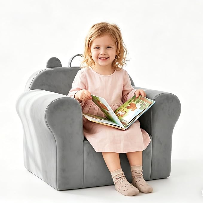 Kids Sofa Chair with Removable Washable Cover Kids Couch Toddler Chair Toddler by laapee