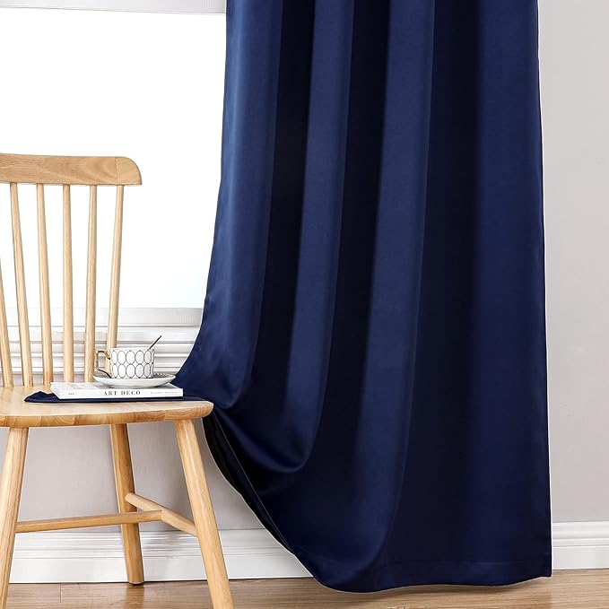 ChrisDowa 100% Blackout Curtains 108 inch Long - Image 7