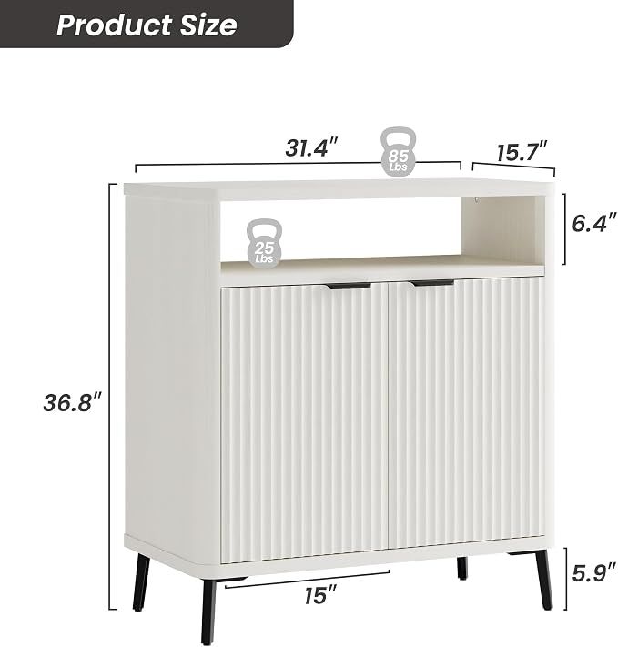 Fatmok Fluted Buffet Cabinet - Image 2