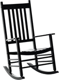 Outsunny Outdoor Rocking Chair, Patio Wooden Rocking Chair by Outsunny