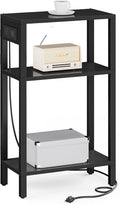TUTOTAK Narrow Side Table with Charging Station, Small End Table with USB Ports by ChoosetutotakFurnitureBuildYourCozyHome