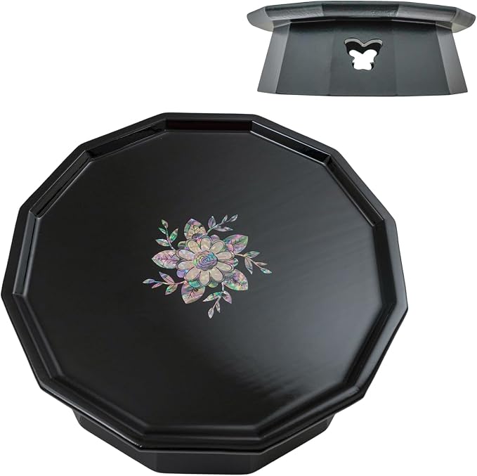 February Mountain Mother of Pearl Table Mini Table Korean Traditional So Ban by FebruaryMountain