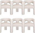 Jofran Gwen Jacquard Upholstered Accent Chair, Modern Luxury Plush Sculptural by Jofran+Inc.