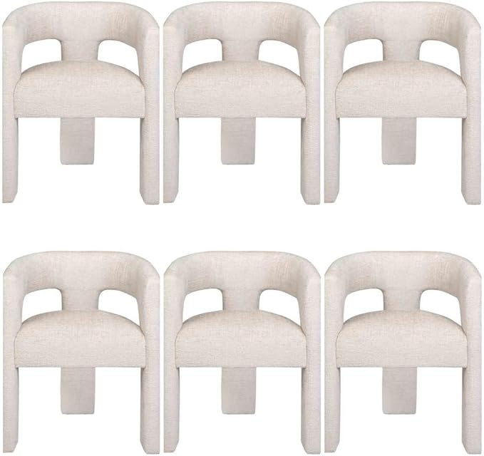 Jofran Gwen Jacquard Upholstered Accent Chair, Modern Luxury Plush Sculptural by Jofran+Inc.