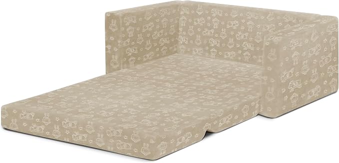 Delta Children - Serta Perfect Sleeper Kids 2-Seater Sofa, Convertible 2-in-1 - Image 7