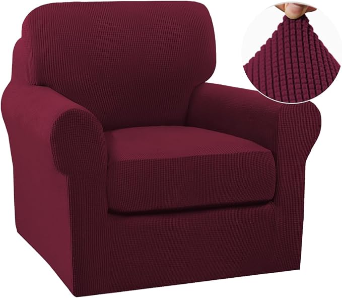 Turquoize 2 Piece Chair Covers Chair Slipcovers by Turquoize