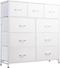 WLIVE 9-Drawer Dresser, Fabric Storage Tower by WLIVE