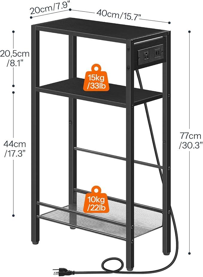 HOOBRO 15.7" Narrow Console Table - Image 3