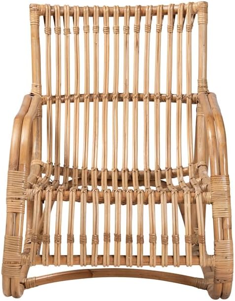 HomeStock Antique Ambiance 24'' W x 29.75'' D x 29'' H Natural Bohemian Rattan - Image 3