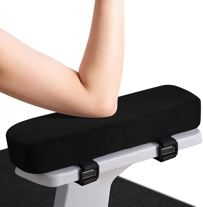 Smiry Ergonomic Office Chair Armrest Pads, Memory Foam Arm Rest Covers by Smiry