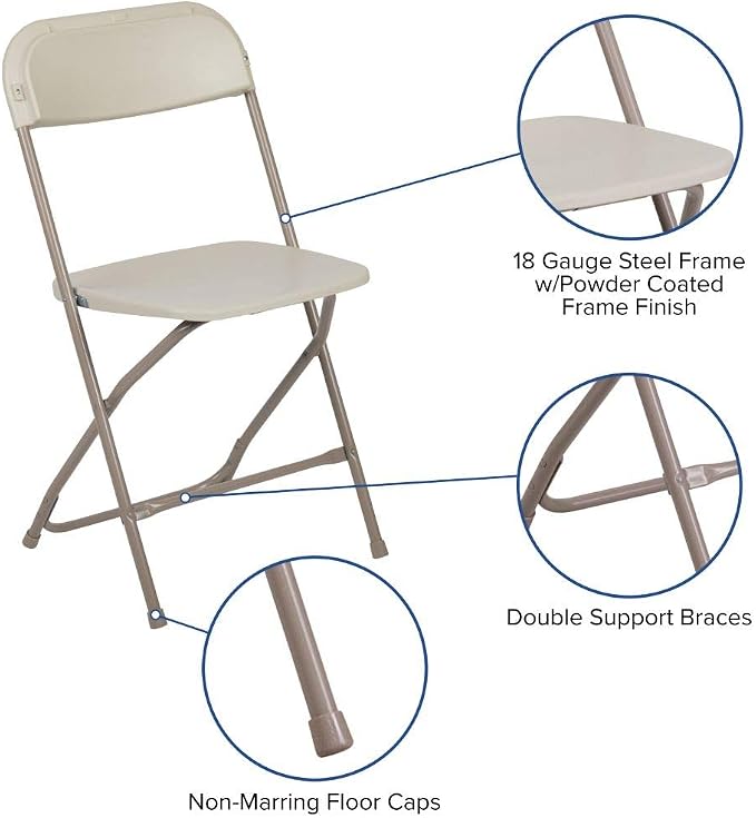 Flash Furniture Hercules™ Series Plastic Folding Chair - Image 4