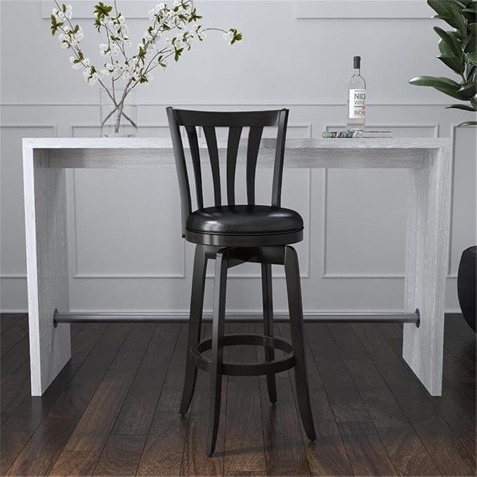 Hillsdale Savana Wood Bar Height Kitchen Stool, 29.5" High - Image 2