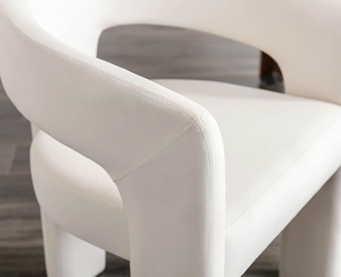 VESCASA Velvet Barrel Dining Chair - Image 8