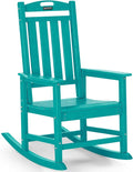 Outdoor Adirondack Rocking Chairs All-Weather HDPE Patio Rocker Chair by ABCPATIO