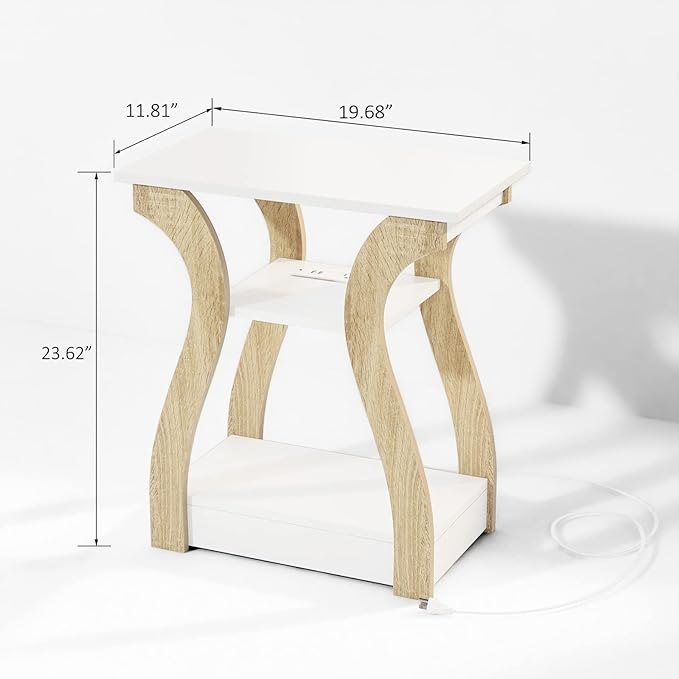 FROMJBEST End Table Set of 2 - Image 3