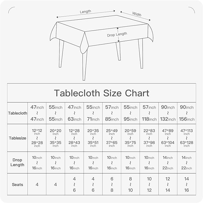 BALCONY & FALCON Square Tablecloth - Image 7