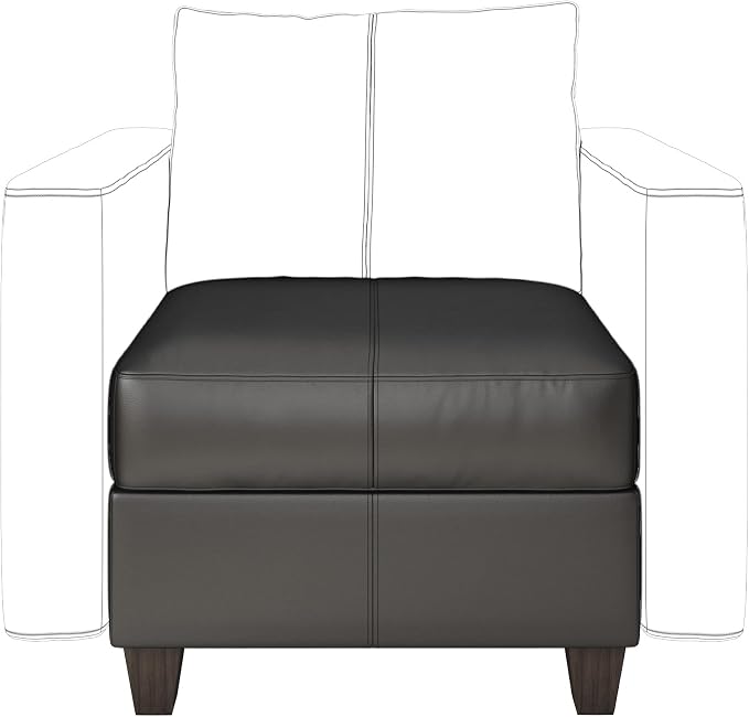 EASE MOOSE Faux Leather Square Ottoman Module - Image 3