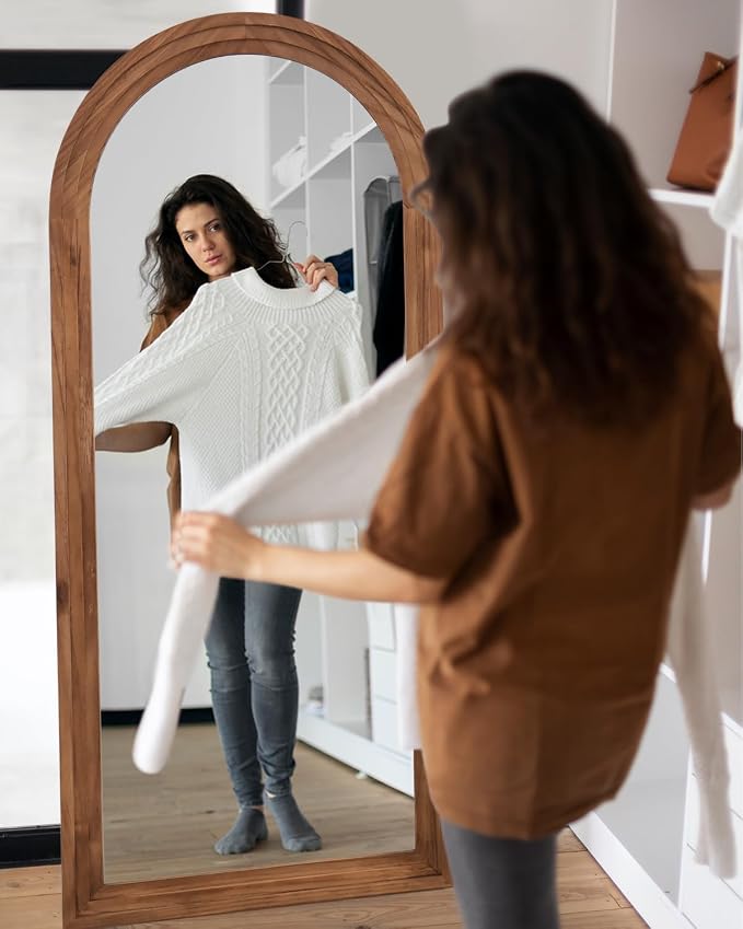 Full Length Mirror, Oversized Stand Up Mirrors Large Wall Mirrors, Wall Mounted - Image 8