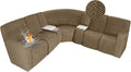 ALIECOM 100% Waterproof Recliner Sectional Couch Covers L Shape Stretch Corner by ALIECOM