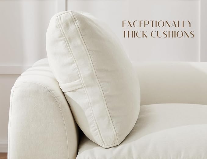 ohllob 78.9" Loveseat Sofa, Cloud Boneless Couches - Image 3