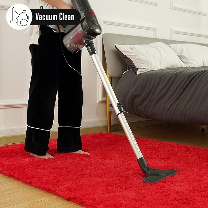 Amearea Premium Soft Fluffy Rug Modern Shag Carpet, 5.3x7.5 Feet, Fuzzy Plush - Image 8