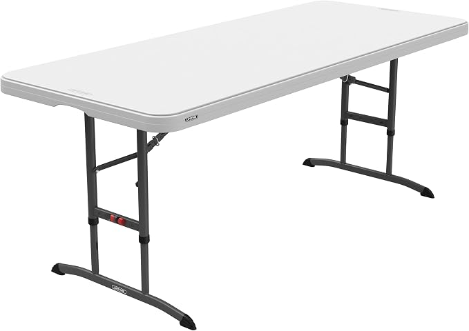 Lifetime 6-Foot Adjustable Height Nesting Table, Commercial by Lifetime