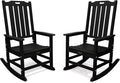 THOEOE Oversized Rocking Chair Set of 2, Outdoor Rocking Chair by THOEOE
