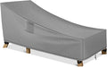 WLEAFJ Patio Chaise Lounge Cover Waterproof, Heavy Duty Outdoor Lounge Chair by WLEAFJ