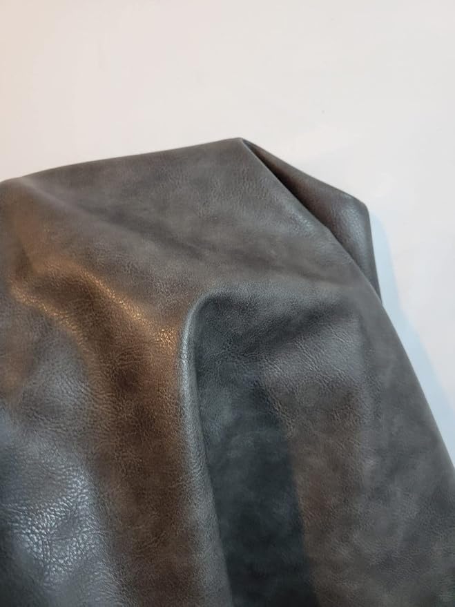 Soft Faux Vegan PU Leather by the Yard Synthetic Pleather 0.9 mm Nappa Yards - Image 4