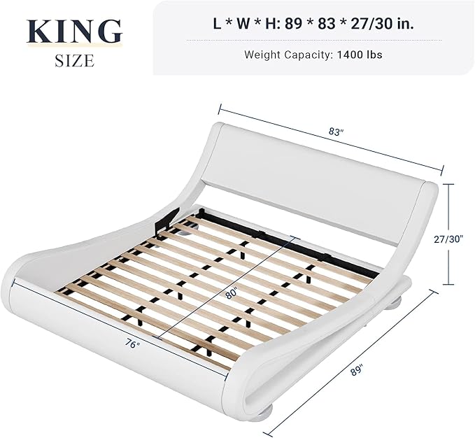 Allewie King Size Bed Frame - Image 2