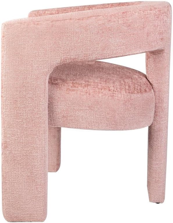 Jofran Gwen Jacquard Upholstered Accent Chair, Modern Luxury Plush Sculptural - Image 5