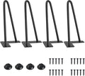 SMARTSTANDARD 8 Inch Heavy Duty Hairpin Furniture Legs, Metal Home DIY Projects by SMARTSTANDARD