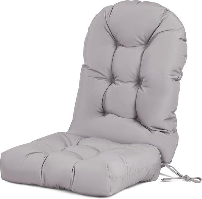 Adirondack Chair Cushion Tufted Waterproof Outdoor Rocking Chair Cushions by Unknown