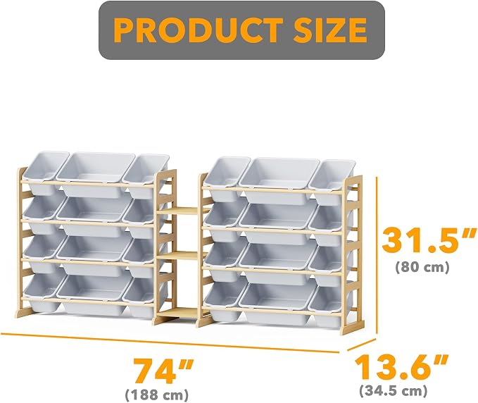 SpaceAid Large Toy Storage Organizer - Image 2