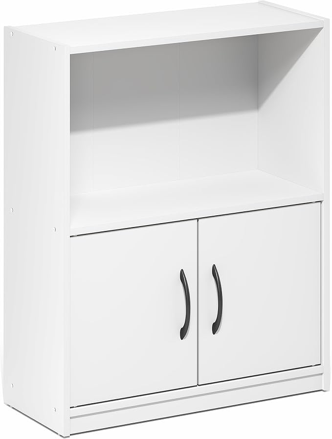 Furinno Gruen Book Shelf, 2-Tier Small Bookshelf, Bookcase - Image 6