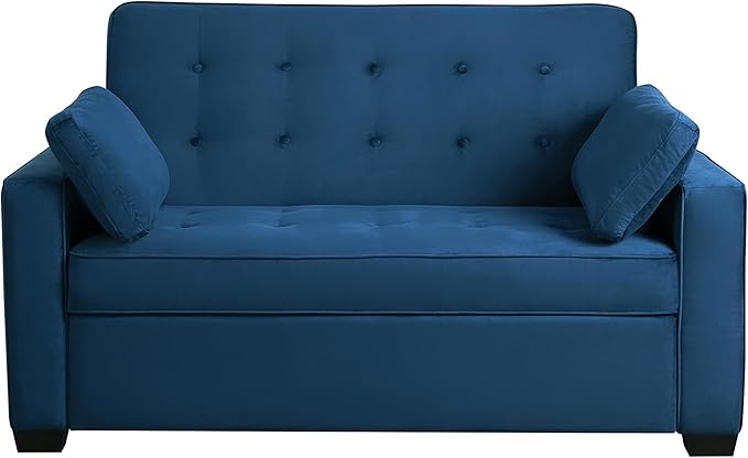 Serta Ainsley 66.5" Convertible Sleeper Loveseat, Full Size, Dreamcoil Comfort - Image 2