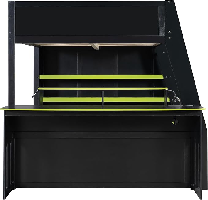 Full Size Wood Esports Loft Bed - Image 9