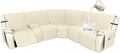 Arfntevss Recliner Sectional Couch Covers 1OO% Waterproof L Shape Sofa Cover by Arfntevss