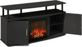 Furinno Jensen Fireplace TV Stand, NO Heat Decorative Electric Fireplace Corner by Furinno-FitsYourSpaceFitsYourBudget