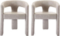 VESCASA Faux Leather Barrel Dining Chair by VESCASA