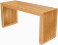 APRTAT Bamboo Dining Bench, 35 inch Farmhouse Decor Indoor Kitchen Table Bench by HEALTHYYOU