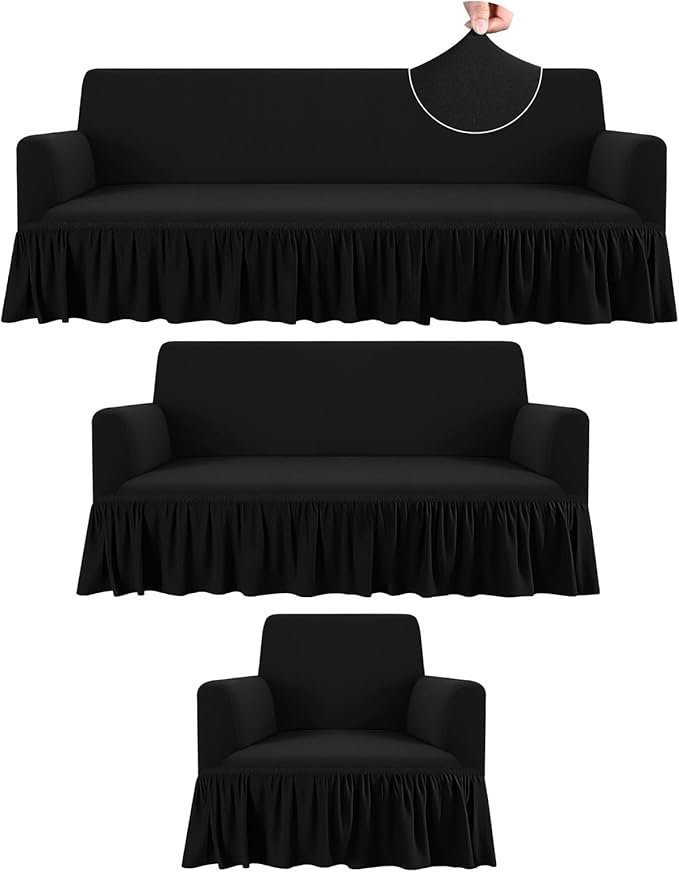 Fanfanwin 3 Pcs Sofa Slipcover Set by Fanfanwin