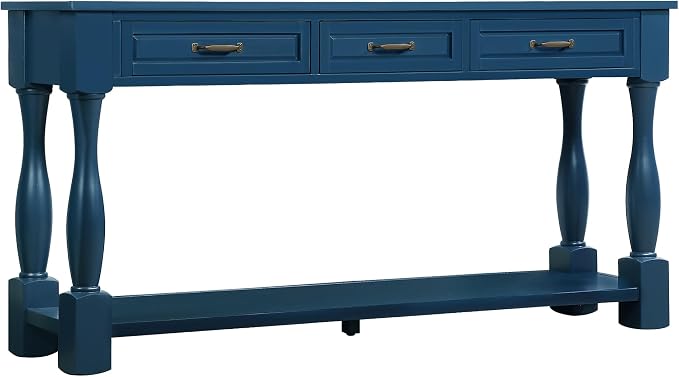 Knocbel Long Antique Entry Console Table - Image 12