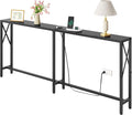 Gewudraw Console Table Narrow Long, Behind Couch Table by Gewudraw