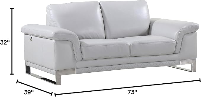 Blackjack Furniture Weston Collection Genuine Italian Leather Living Room - Image 12