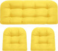 DANGHOOGY Wicker Chair Cushions, Waterproof Outdoor Loveseat Cushions by DANGHOOGYFurnitureCushions